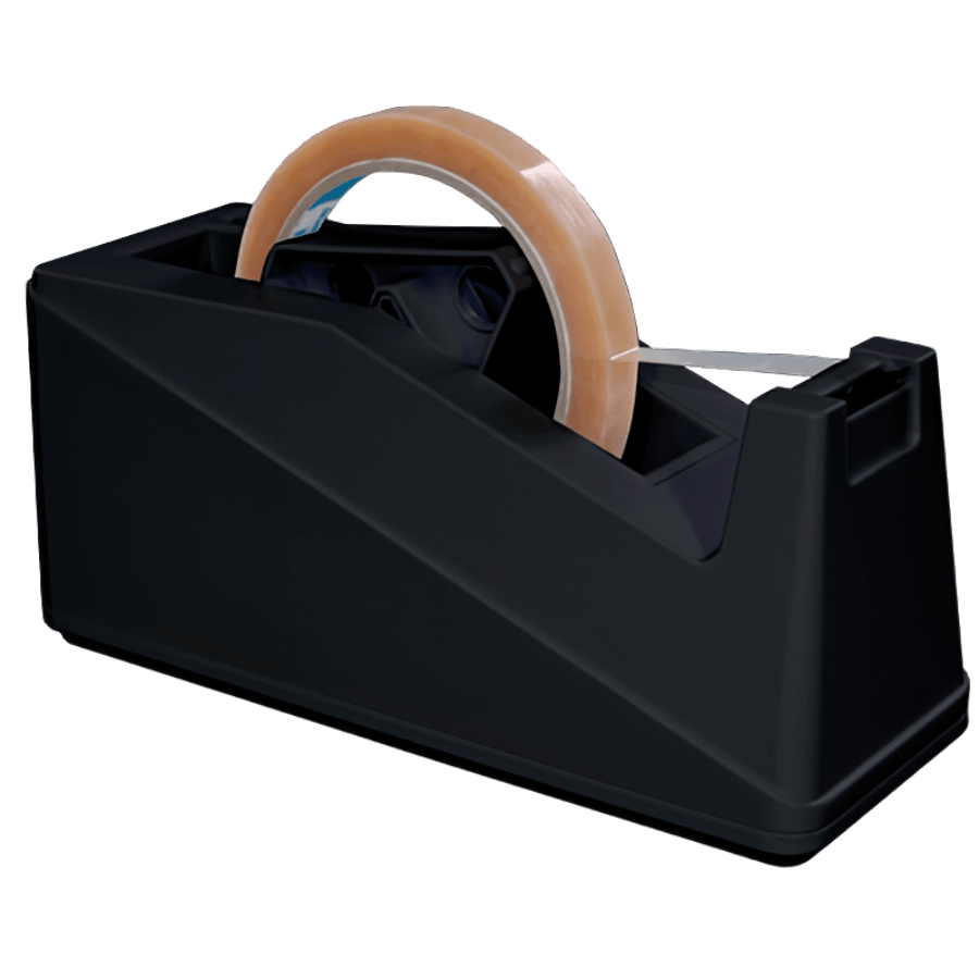 Klebebandabroller schwarz für 66 m Klebeband