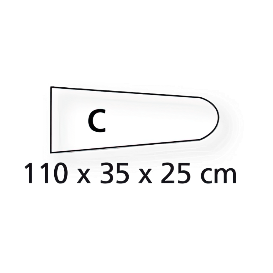 Komplettbezug für Bügeltisch Eurovapor Tischmaß: 106 x 40 x 30 cm