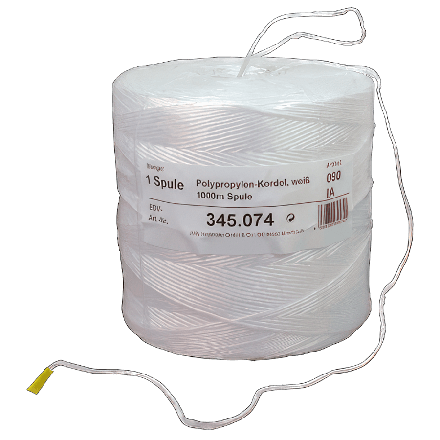 Kunststoffkordel PP Stärke 4mm, 700 Meter, ca. 2KG Kommissionier- und Paketschnu