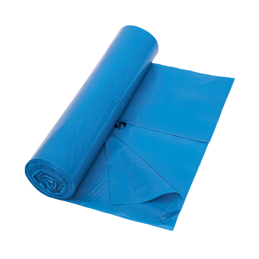 Kunststoffsack Farbe blau, 250 Stück im Karton 700 x 1100 x 0,040 mm, (Wäschesac