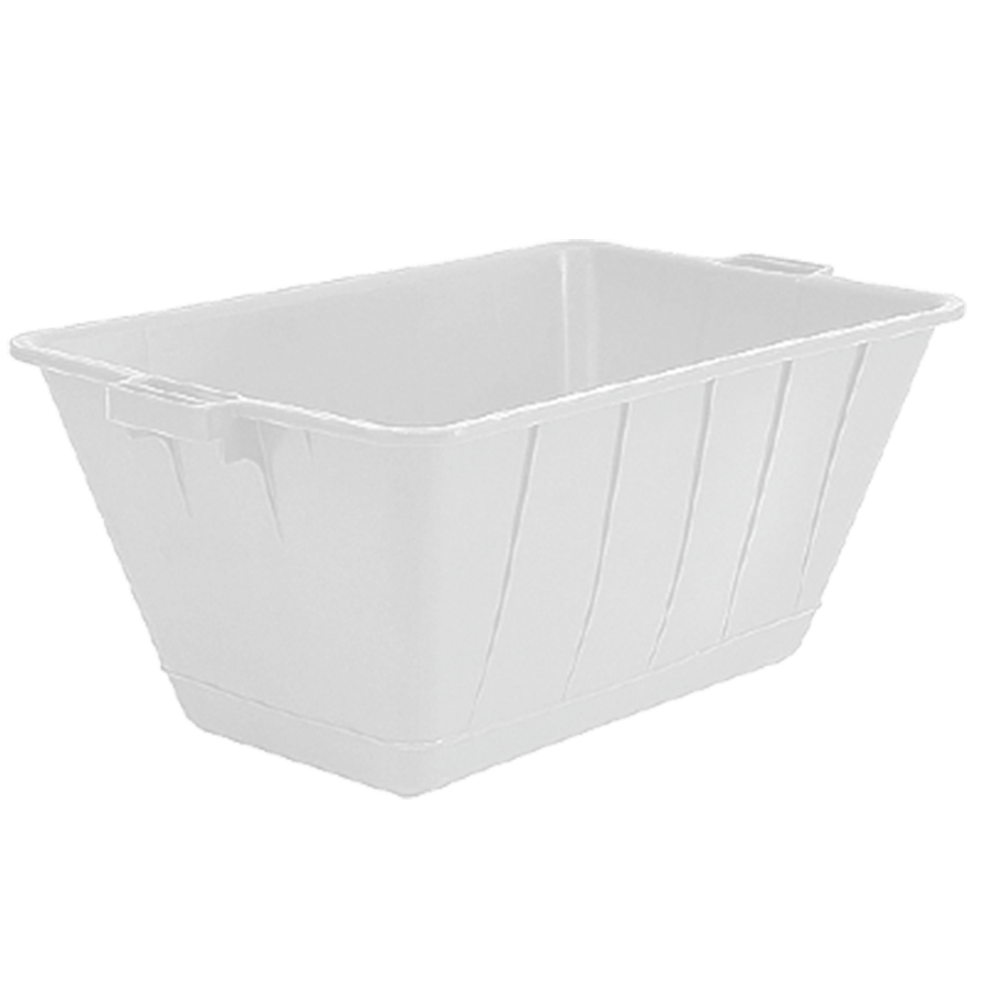 Kunststoffwanne 100 l, weiß, 82 x 54 x 38 cm ,