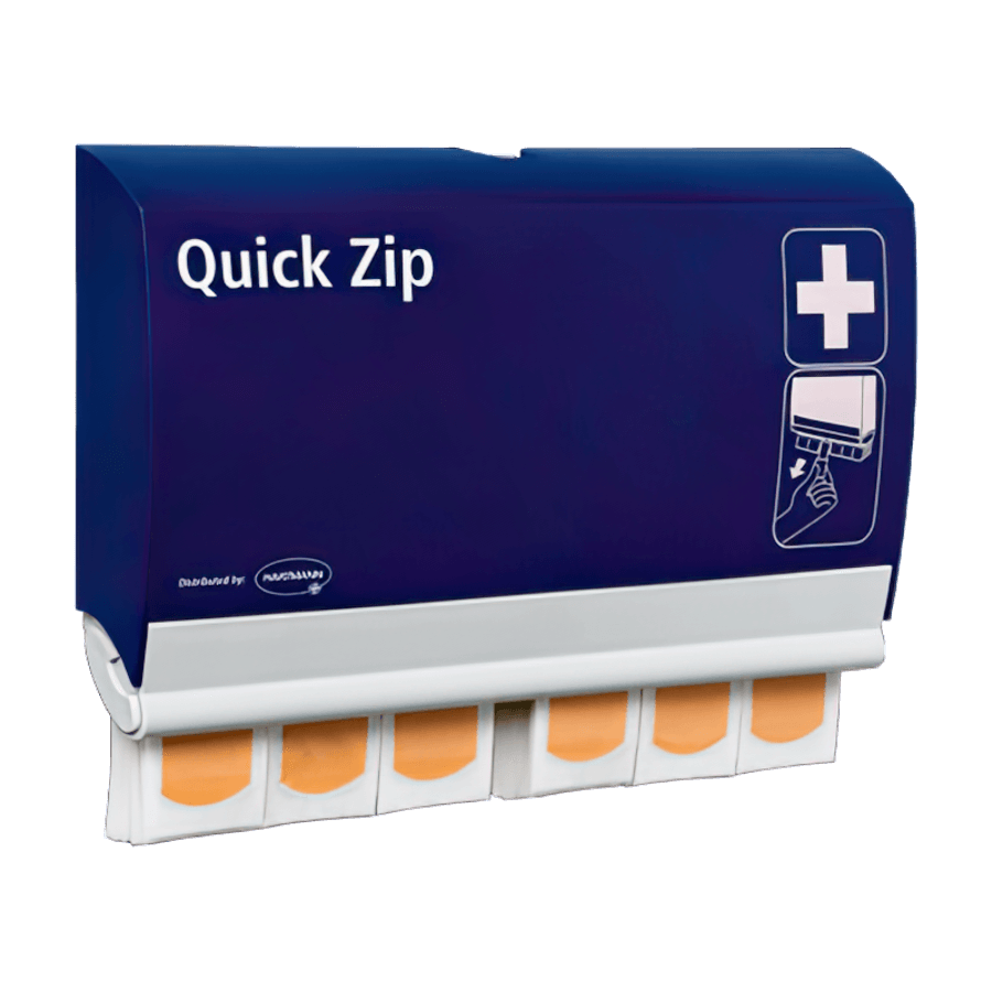 Pflasterspender QuickZip inkl. 2 Pflastersets mit 1 x wasserfesten und 1 x elast