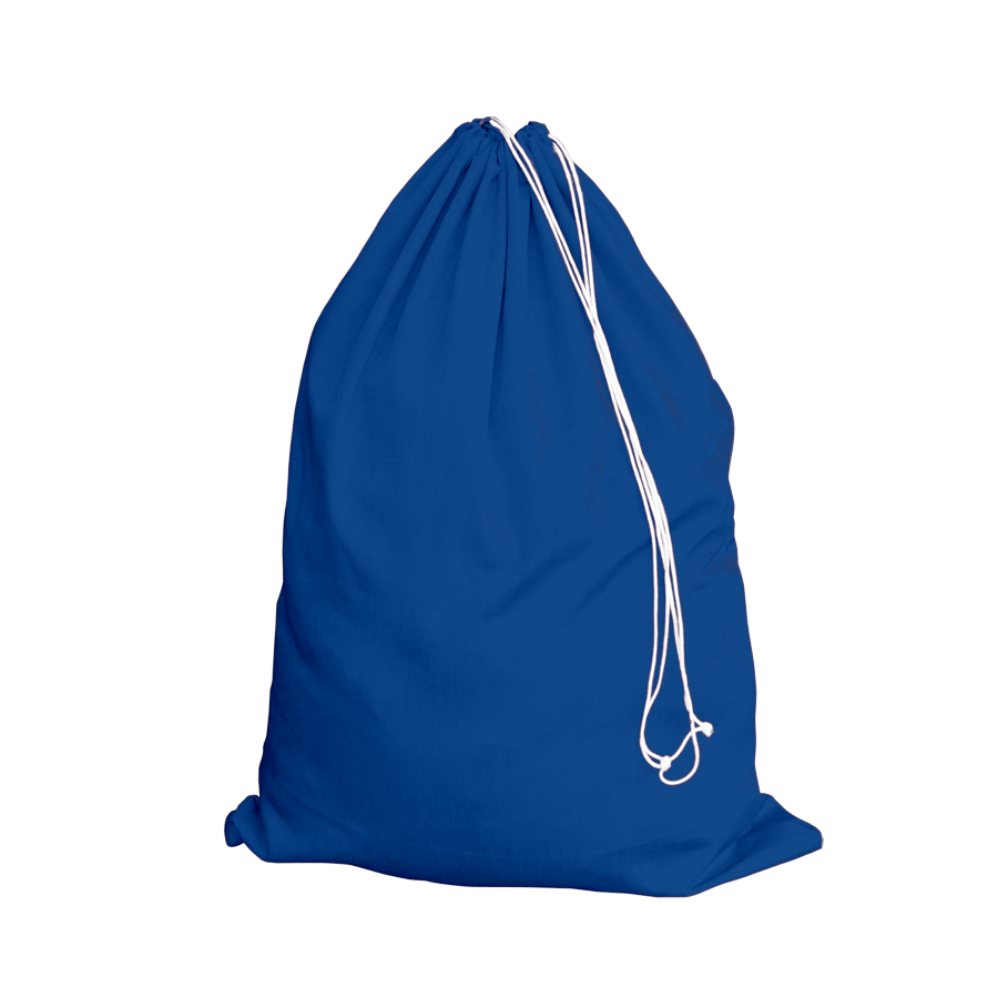 Polysack 80x110 blau mit Gegenzug-Perlonkordel