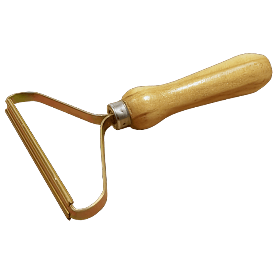 Profi Pillingkratzer mit Holzgriff