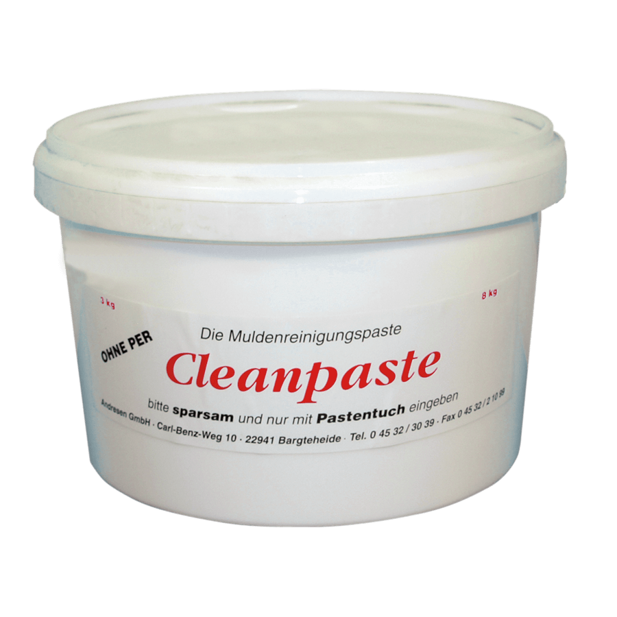 Reinigungspaste für Muldenmangeln 3 kg Eimer
