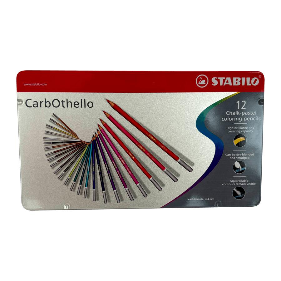 Retouchierstifte 12 Stück Stabilo CarbOthello Etui