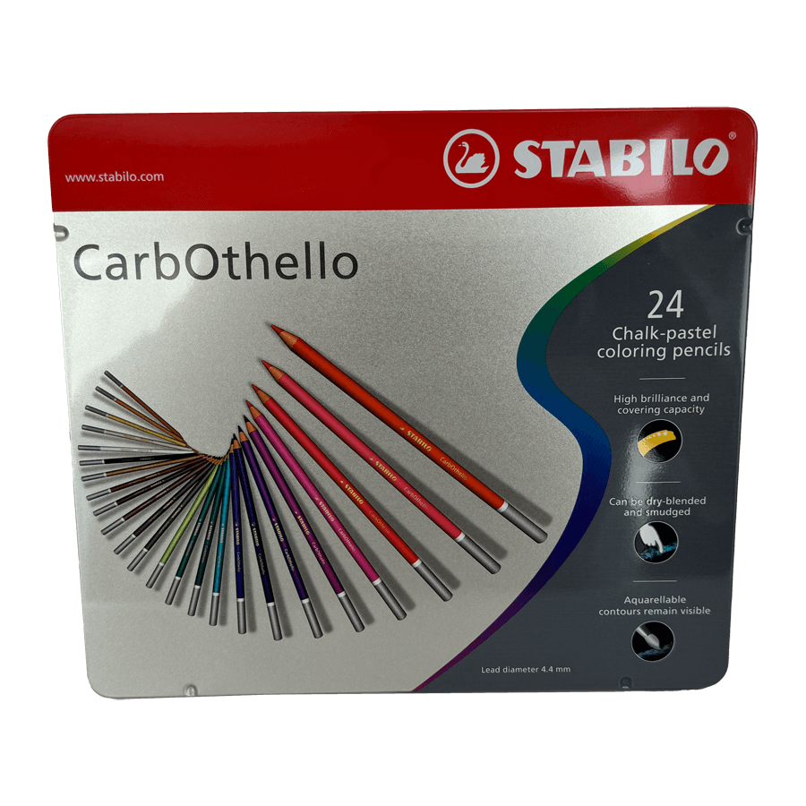 Retouchierstifte 24 Farben Stabilo CarbOthello Etui