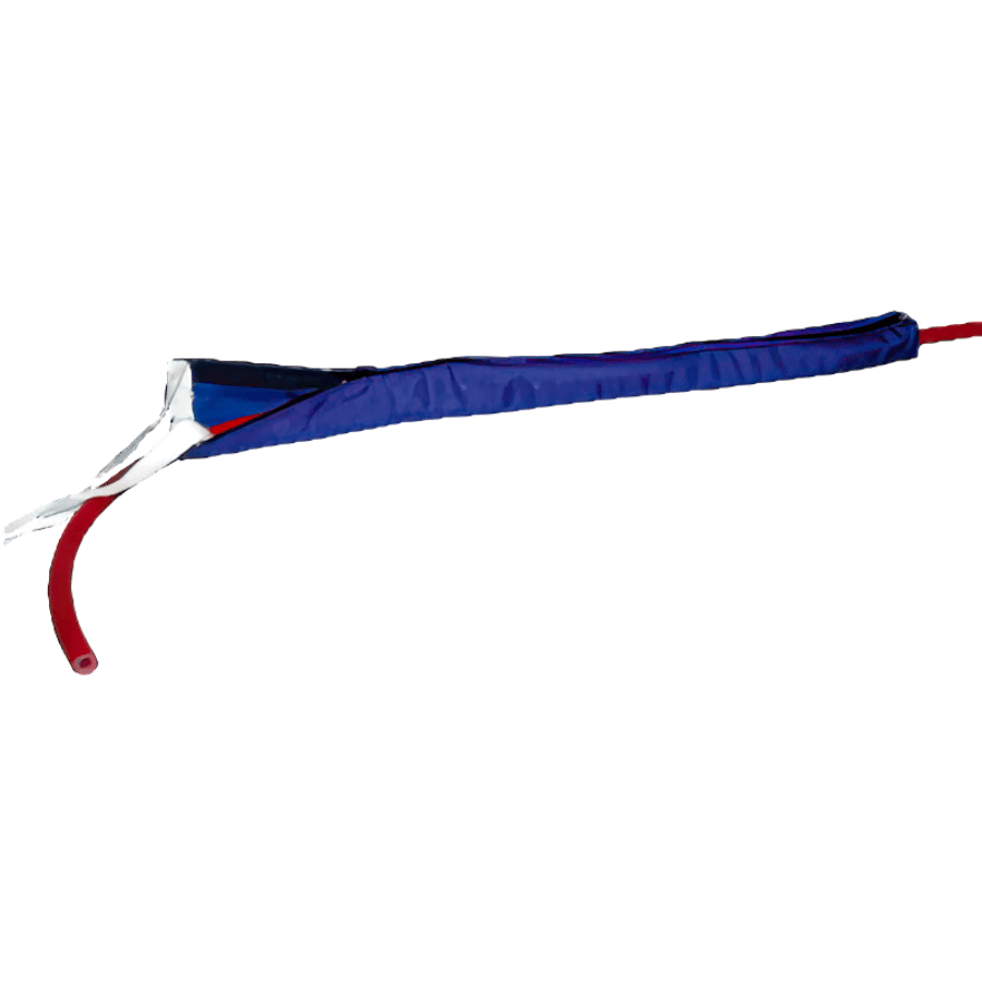 Schlauchschutz mit Reißverschluß 82 cm lang, dunkelblau
