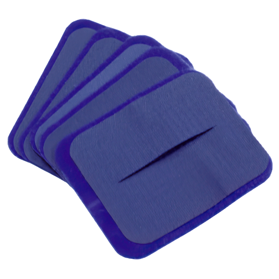 Schnallenschutz Klettverschluß farbig Set zu 5 Stück, 12 x 10 cm