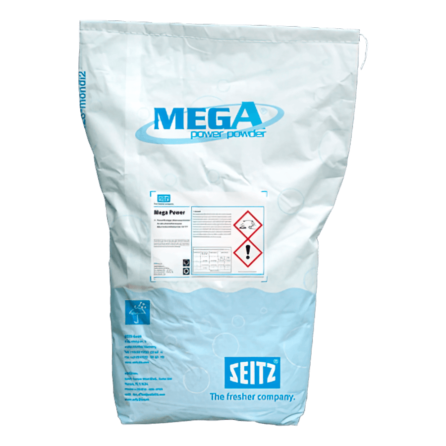 Seitz Mega Power 20kg Pulverförmiges Alleinwaschmittel für die chemo- thermische