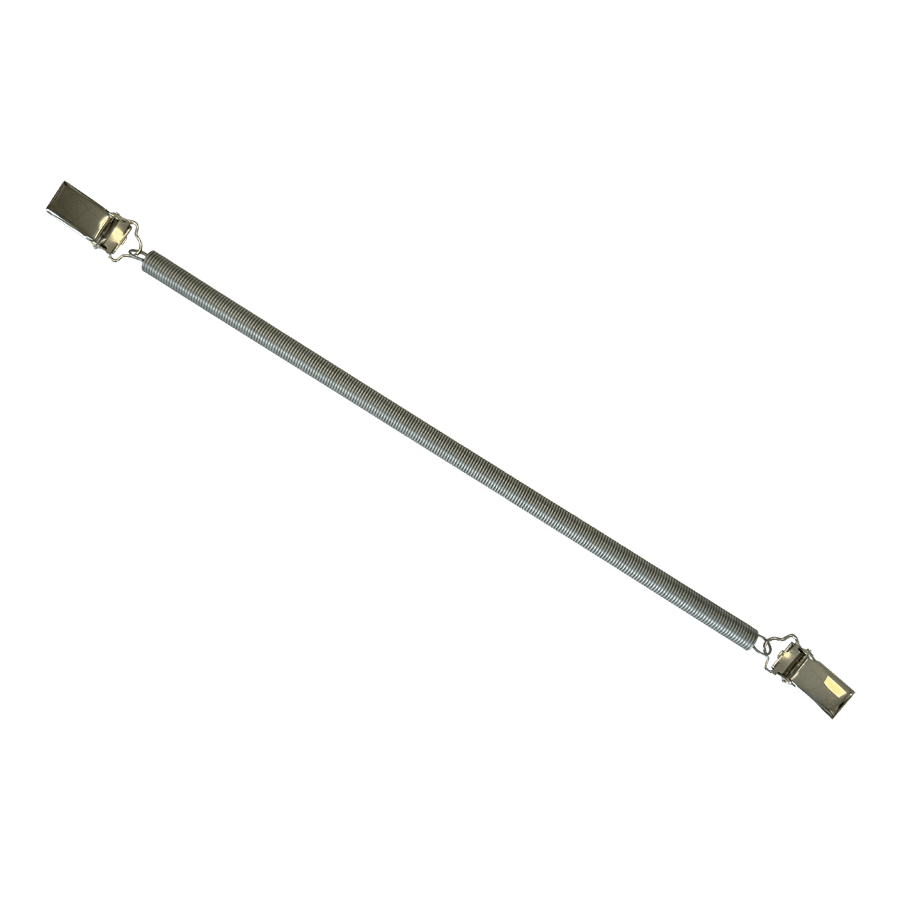 Spannfeder  25cm mit Clips