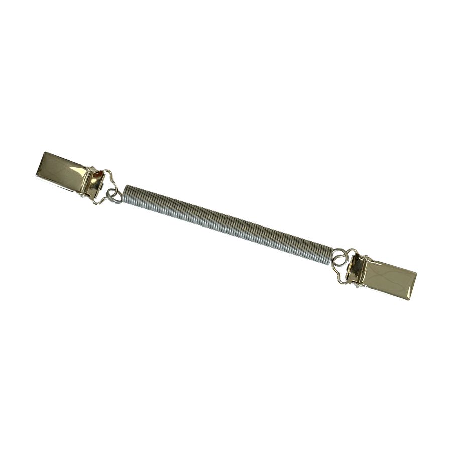 Spannfeder 10cm mit Clips