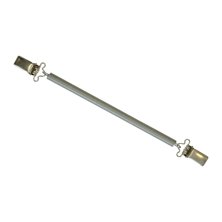 Spannfeder f. Bügelbezug, 15cm mit Clips