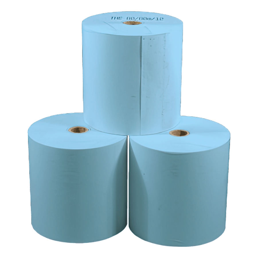 Thermorollen blanco, 80/80m/12 blau