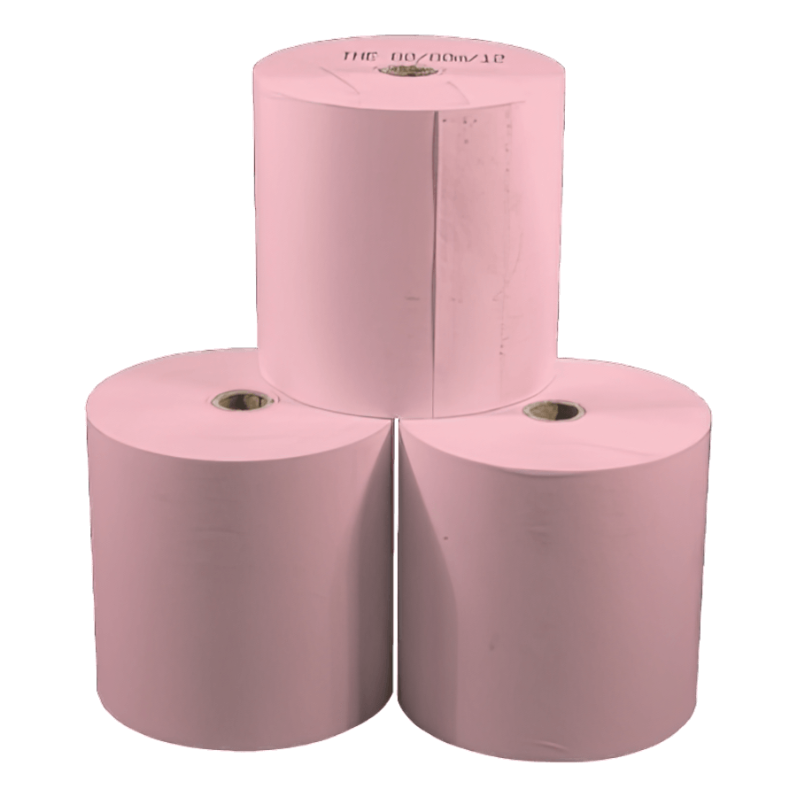 Thermorollen blanco, 80/80m/12 rosa