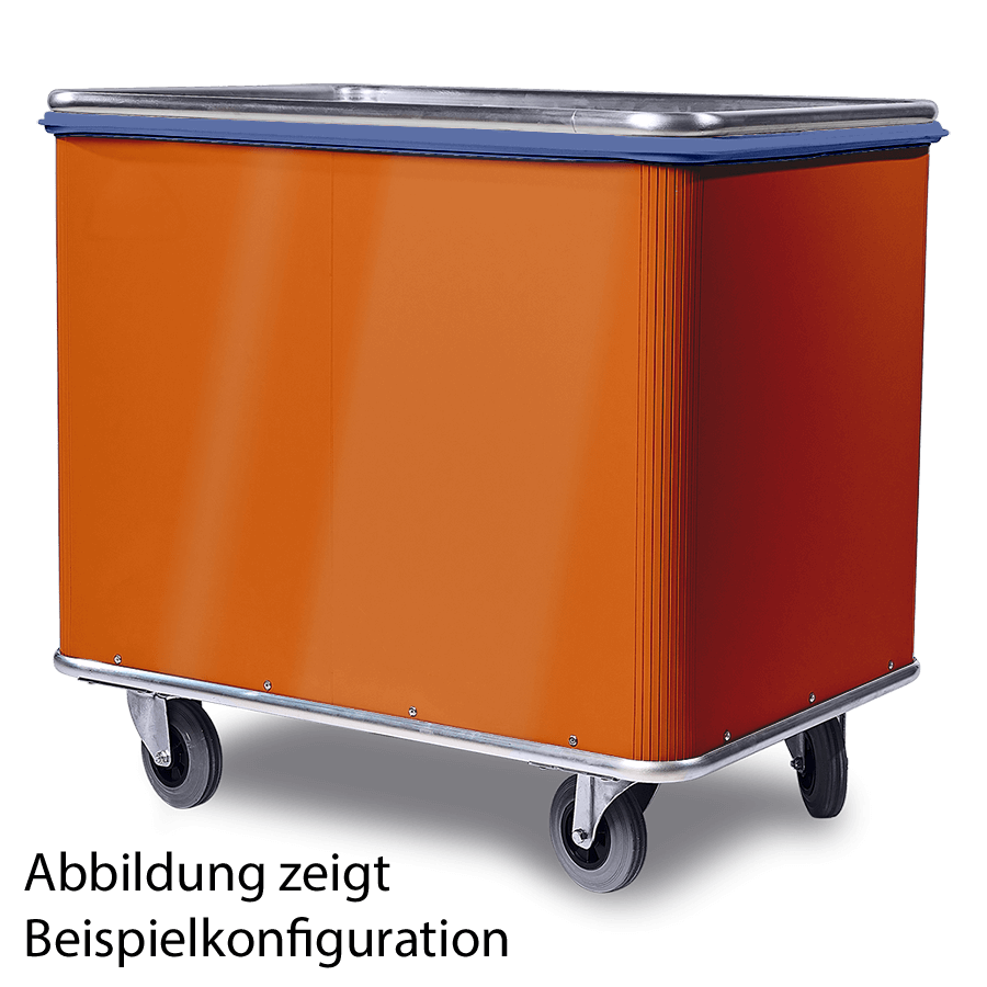 Transportwagen aus stabilem, hochwertigem, HDPE-Kunststoff, Qualitäts-Aluminium