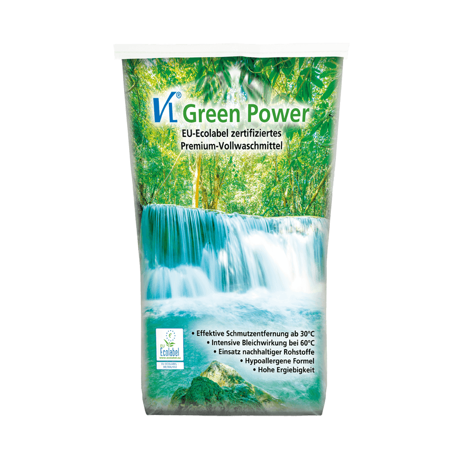 VL-Green Power, EU-Ecolabel zertifiziertes Premium-Vollwaschmittel, Superkonzent
