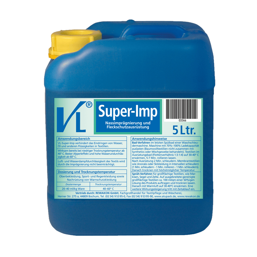 VL-Super-Imp, 5 Liter Kanister Nassimprägnierung und Fleckschutzausrüstung