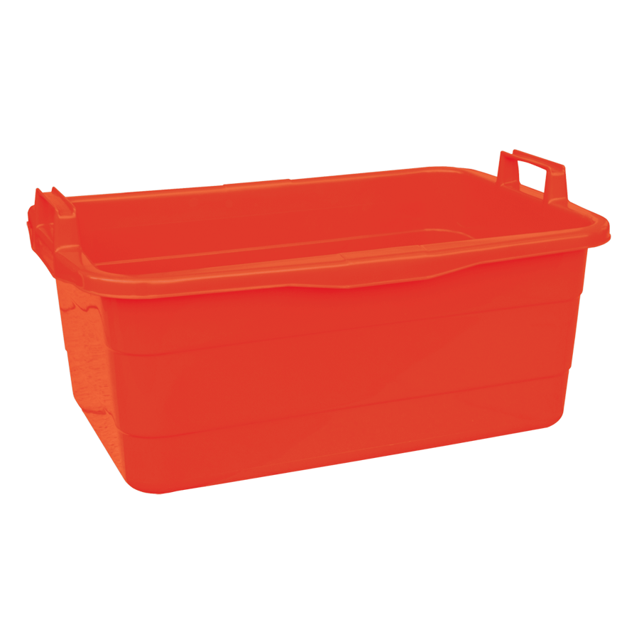 Wäschewanne klein, 45 l, rot stabile Ausführung