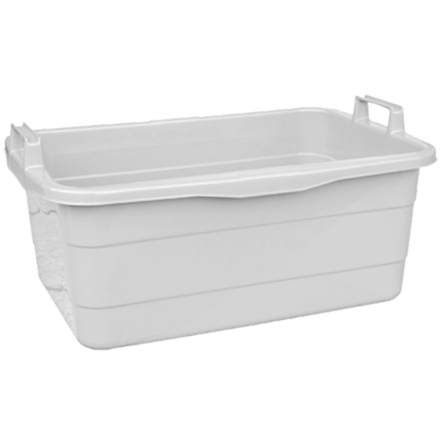 Wäschewanne klein, 45 l, weiß stabile Ausführung