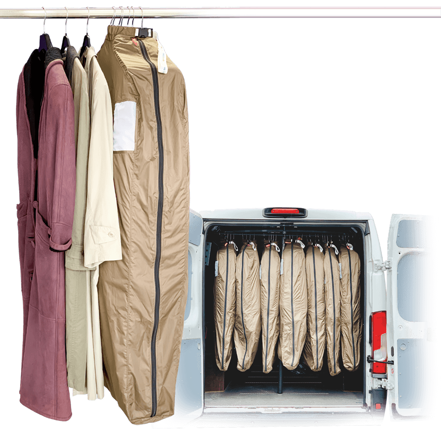 mypolybag Kleiderschutz-Capes 140 cm Länge, extra breit z.B. für Filialtransport