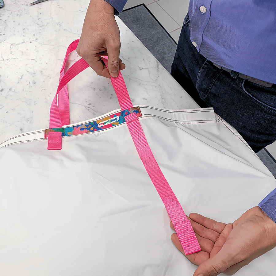 mypolybag Tragetasche klein 43x33 pink