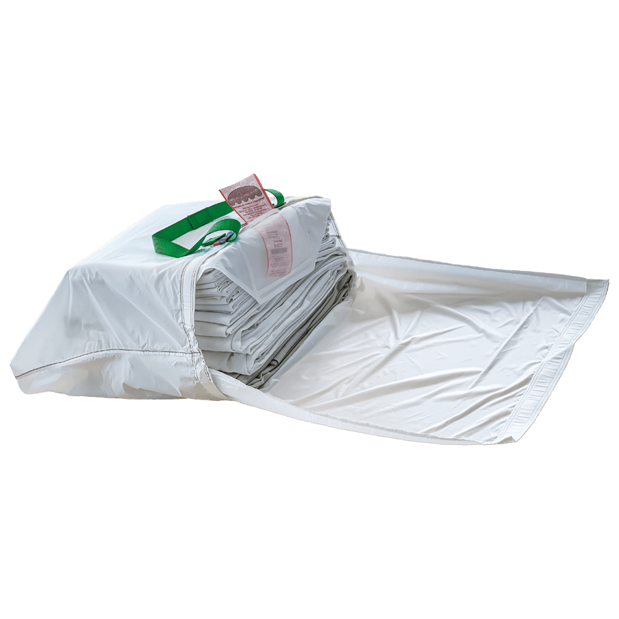 mypolybag Wäschetasche groß, 54 x 66 cm, weiss, mit Tragebändern, 100 % Polyeste
