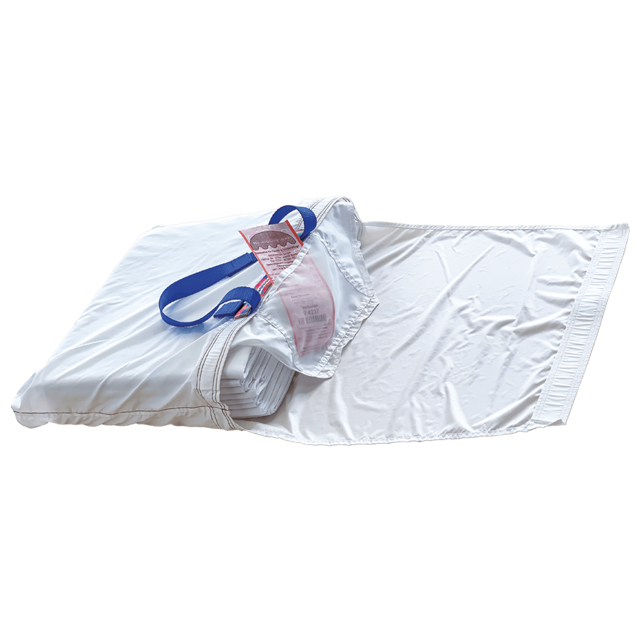 mypolybag Wäschetasche mittel, 53 x 43 cm, weiss, mit Tragebändern, 100 % Polyes